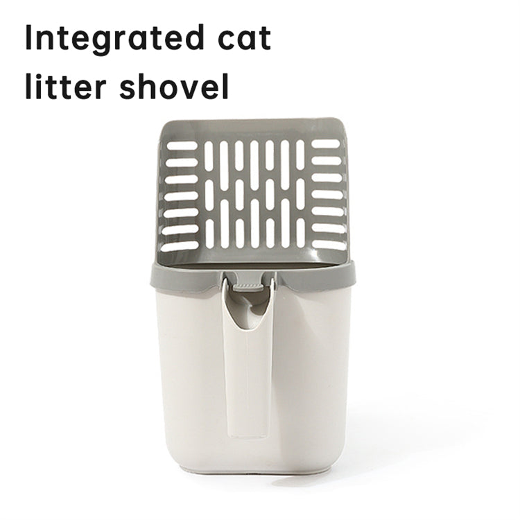 Comfortable handle lightning shovel sand plastic integrated tofu cat litter shovel