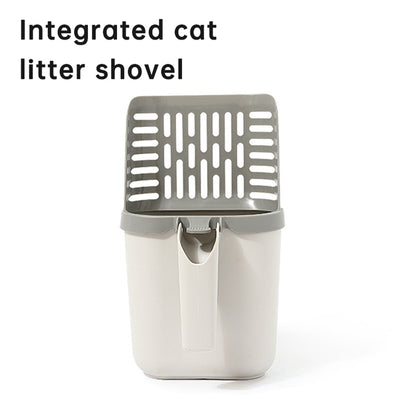 Comfortable handle lightning shovel sand plastic integrated tofu cat litter shovel