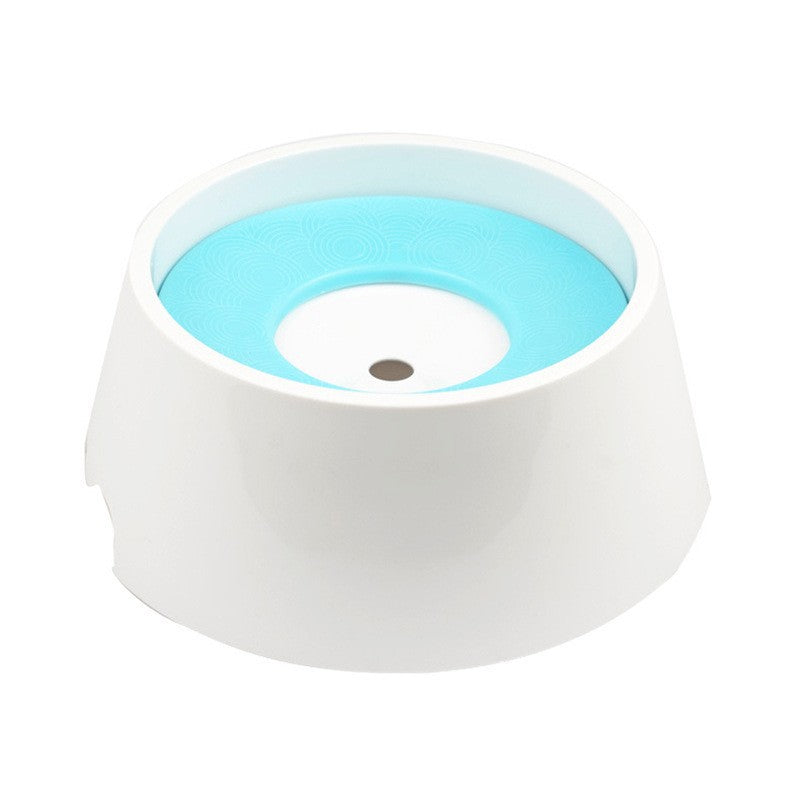 Pet non-wet mouth water bowl dog drinking water splash-proof floating bowl large capacity automatic water dispenser factory in stock wholesale