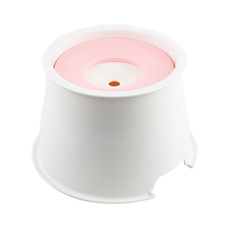 Pet non-wet mouth water bowl dog drinking water splash-proof floating bowl large capacity automatic water dispenser factory in stock wholesale