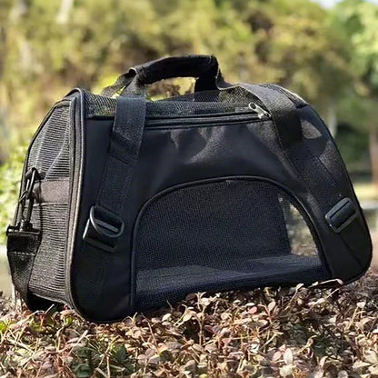 Cat Bag Pet Bag Dog Going Out Portable Portable Pack Exas-large Breathable Bag Backpack with Cage Travel Box