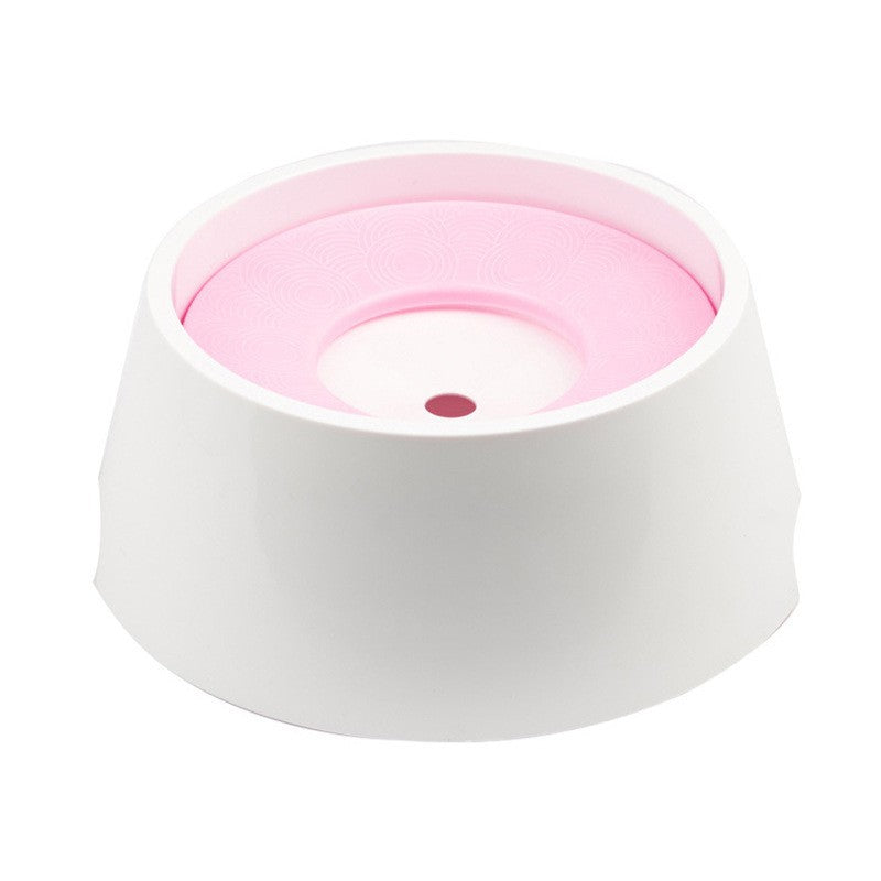 Pet non-wet mouth water bowl dog drinking water splash-proof floating bowl large capacity automatic water dispenser factory in stock wholesale