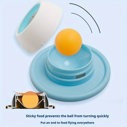 Slow Feeder Licking Plate for Cats & Dogs - Wet Food, Yogurt, and Snack Dispenser with Non-Slip Base, Slow Consumption System