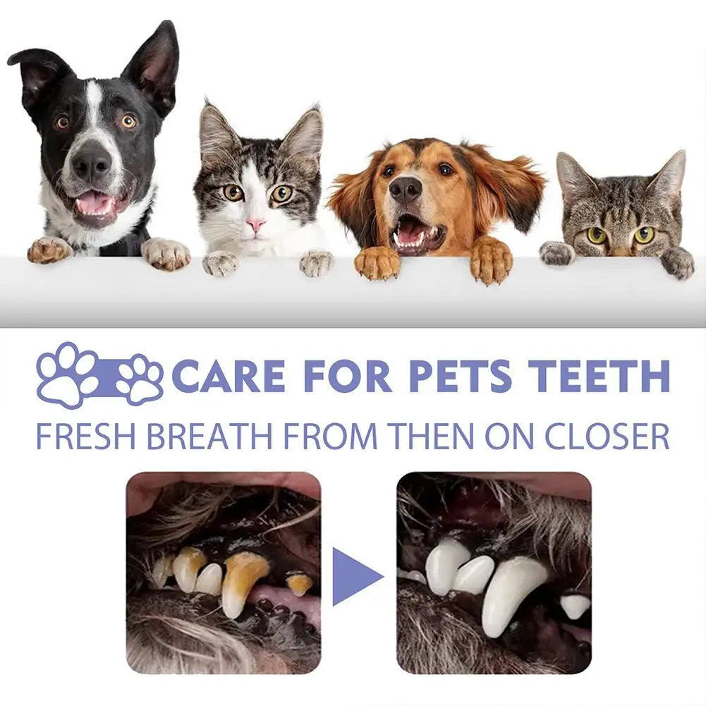 Pet Mouth Spray,Fresh Breath & Teeth Cleaning Spray,Pets Dog Oral Care Spray,Reduce Plaque & Tartar,Healthy Mouth For Dogs