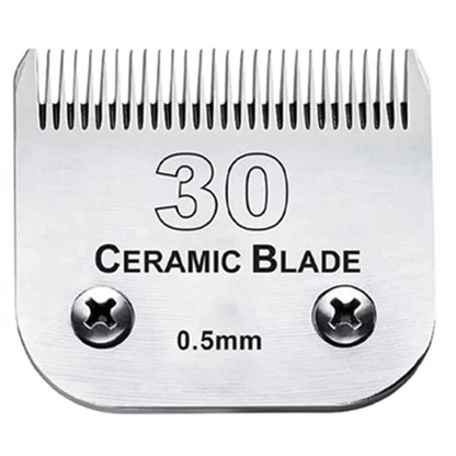 Pet Dog Cat Detachable Ceramic Blade Compatible with Andis,Oster A5 & 76,Wahl KM 10 Series Animals Grooming Clippers