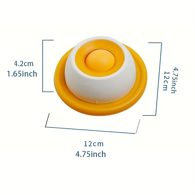 Slow Feeder Licking Plate for Cats & Dogs - Wet Food, Yogurt, and Snack Dispenser with Non-Slip Base, Slow Consumption System