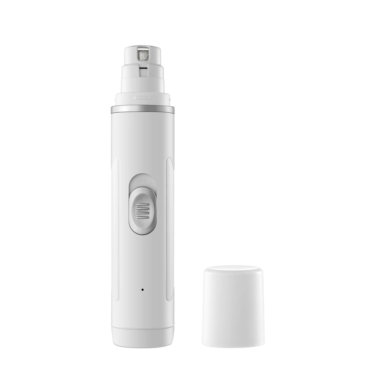 Electric Dog Nail Grinder with Polisher Wheel LED Light Pet Nail Clipper USB Rechargeable 2-Speed Pet Nail Trimmers for Cat Dog