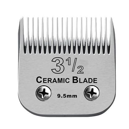 Pet Dog Cat Detachable Ceramic Blade Compatible with Andis,Oster A5 & 76,Wahl KM 10 Series Animals Grooming Clippers