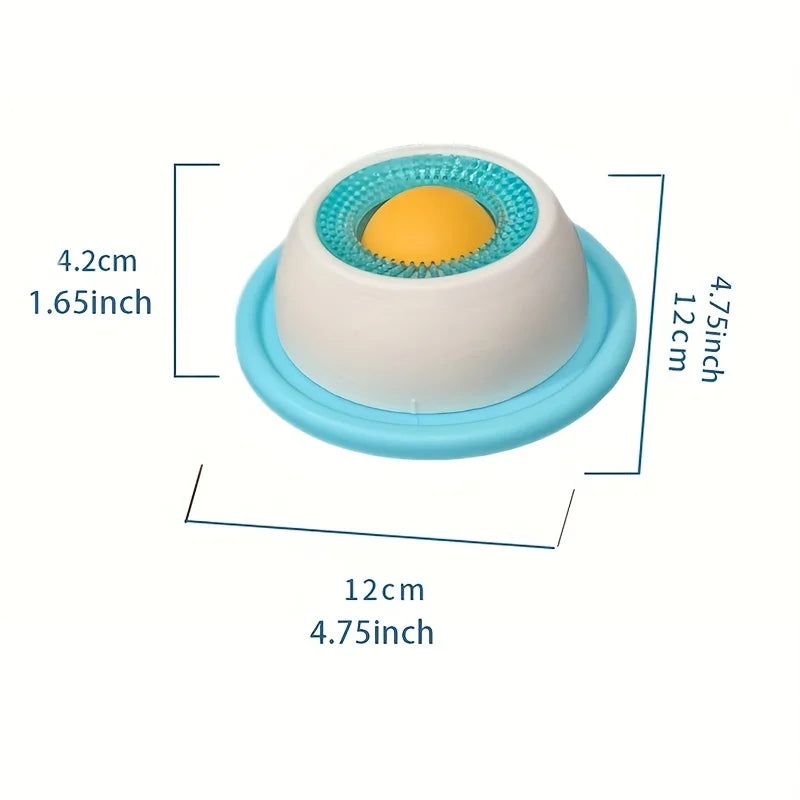Slow Feeder Licking Plate for Cats & Dogs - Wet Food, Yogurt, and Snack Dispenser with Non-Slip Base, Slow Consumption System