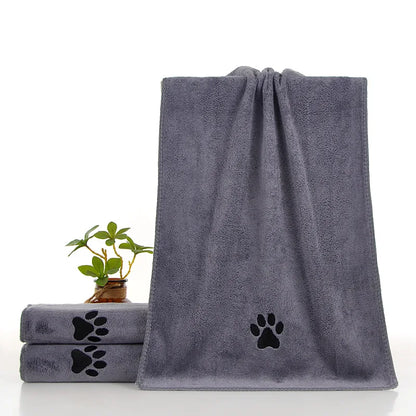 1Pc Pet Towel Soft, Thickened and Quick-drying Small Large Dog Cat Bath Towel Absorbs Water and Does Not Shed Hair