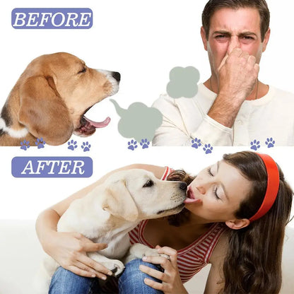 Pet Mouth Spray,Fresh Breath & Teeth Cleaning Spray,Pets Dog Oral Care Spray,Reduce Plaque & Tartar,Healthy Mouth For Dogs