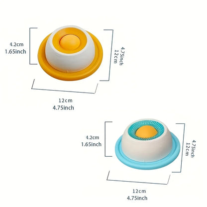 Slow Feeder Licking Plate for Cats & Dogs - Wet Food, Yogurt, and Snack Dispenser with Non-Slip Base, Slow Consumption System