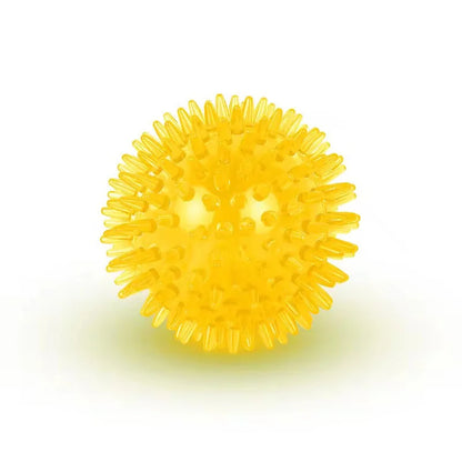 TPR Squeaky Spiked Dog Ball Chew Toy Durable Teeth Cleaning Molar Toy Floating Bouncy Interactive Pet Toy For Oral Care